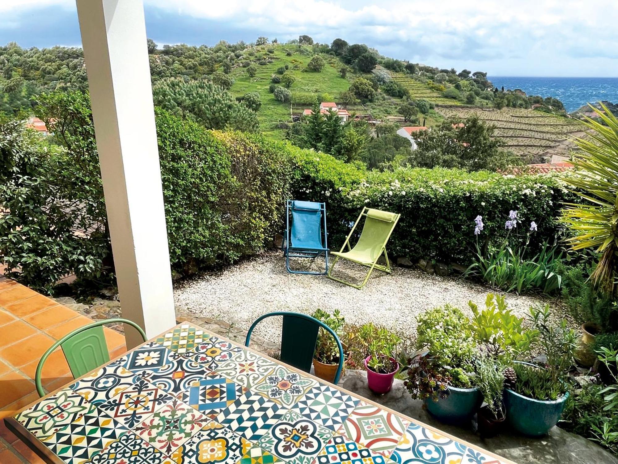 Charmant T4, Au Calme, Vue Mer, Parking Collioure Exterior foto